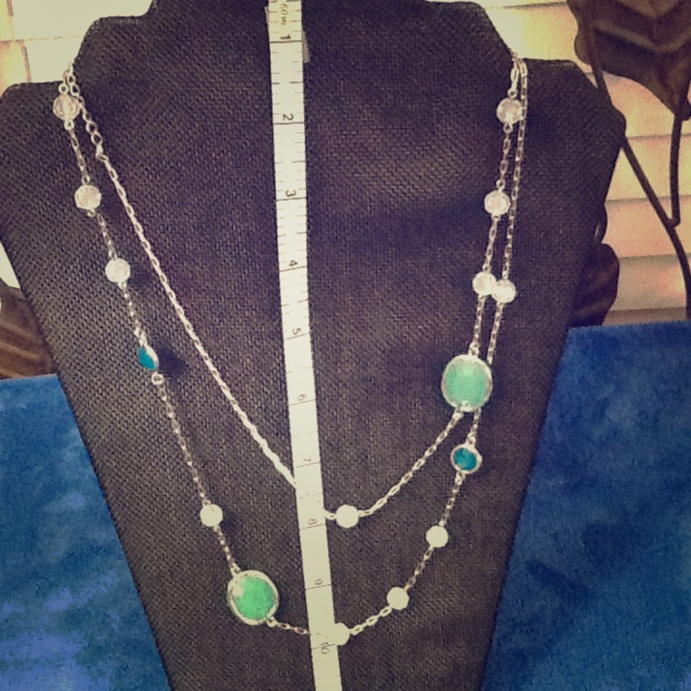 Long Silver Necklace